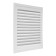 Ventilation grate "Cosmetic" RM3030, 300 x 300 mm, with a grid, metal, white