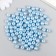 Set of beads "needlework" plastic, diameter 8 mm, 25 g, blue