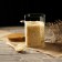 Glass Bank for bulk products with a bamboo lid and a spoon "Eco", 1.2 l, 11.5 × 10 × 16 cm