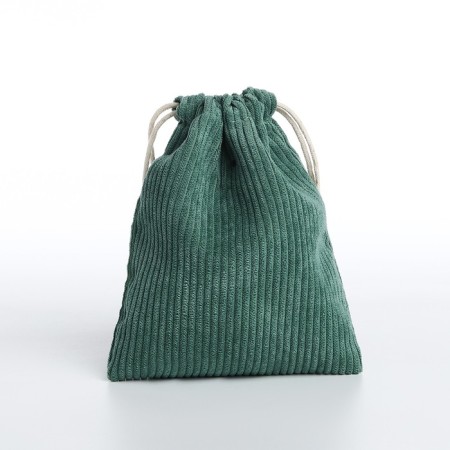 Cosmetic bag - a bag of ties, green color-1