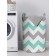 Basket for storage of things "Pale Zigzags", size 40x60 cm