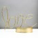 Nightlight "Love" LED from batteries 3haa gold 9.5x23x17.5 cm Risalux