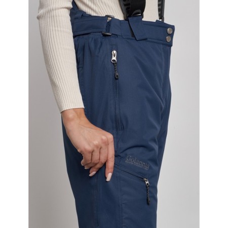 Semi-combinezone ski insulated female winter, size 48, dark blue color-11