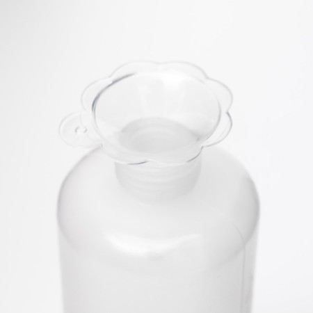A bottle for feeding with a measured scale, 100 ml (nipple+funnel), blue-6