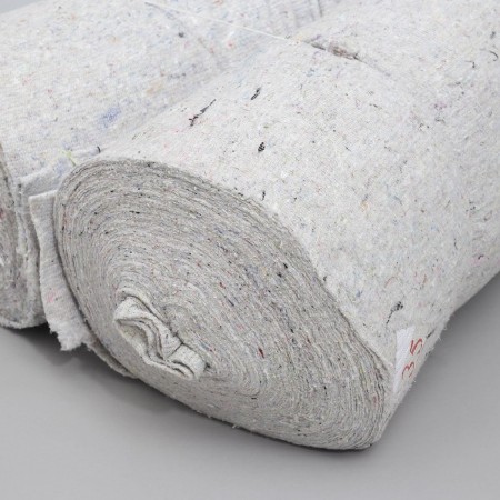 Khobravoye canvas (CPP), width 150 cm, 50 sod, density 170 g/m, 2.5 mm, gray-white color-1