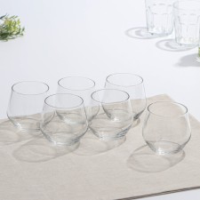 A set of glass low glasses Luminarc Val Surloire, 360 ml, 6 pcs, the color is transparent