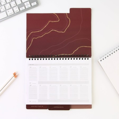 Planing-day-day spirals with the dividers “Teacher sounds proudly”, A5, 45 sheets-4
