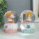 Souvenir Polystone Water Ball Light "Festive Bear" mix 6x6x8.5 cm