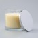 Aromatic giant in a glass "Vanilla lime", soy wax, 10x10 cm