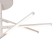 Ceiling light mantra torch, LED, 2850LM, 3000K, 727x180x322 mm, matte white color