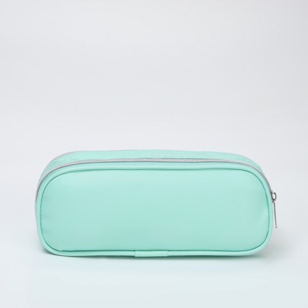 Cosmetic bag 2x Style, 21*7*8, 2 Potod on zippers, green-1