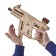 Mechanical 3D puzzle made of wood "assault rifle"
