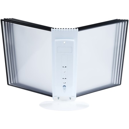 Demosystem desktop A4 OfficePace with 10 panels, black 359493