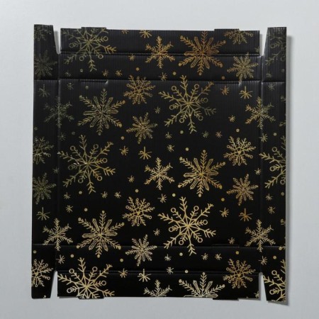 The folding box "Golden Holiday", 31.2 x 25.6 x 16.1 cm, New Year-6