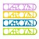 Time of stencil - Transporter, 3 in 1, 20 cm, tinted, fluorescent, mix