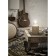 PrestWick 1x60W table lamp E27, gray 9x9x13 cm