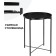 TRAY 1 Metal coffee table, black 46x46x52 cm