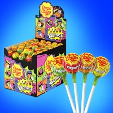 Карамель Сhupa-Сhups XXL Трио с жевательной резинкой внутри, ассорти, 29 г