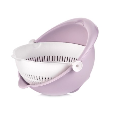 A colander with a bowl of Hobbylife, size 21x21x10.5 cm, color mix-4