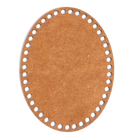 Bottom for knitting, oval - 20 × 15 cm, hdf 3 mm-3