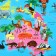 Wall map "My World", geod, 101x69 cm, laminated