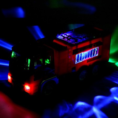 The Fire Service machine, light, sound, works from batteries-4