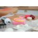 A set of mats for modeling and drying colors from mastic, 9.5 × 9.5 × 1.5 cm, 2 pcs, white, pink color