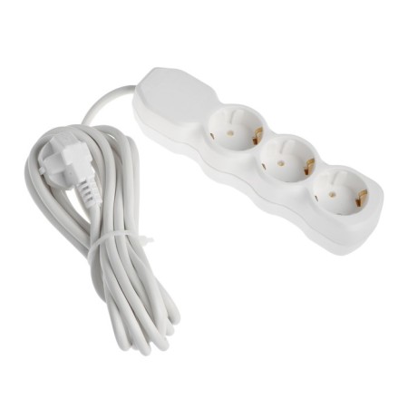Extension cord Luazon Lighting Eco, 3 sockets, 4.5 m, 16 A, 3500 W, PVS 3x1 mm2, with salary-1