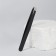 Direct, wide tweezers, 9.5 cm, black color