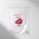 Flower stainless steel piercing, white in silver, thread 0.07 mm.