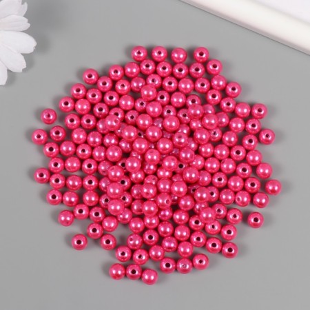 Set of beads "Pearls" d 8 mm, 250 grams, pink