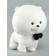 Soft toy "Dog in a butterfly", 60 cm, white color