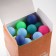 Cat balls, 4 cm (suitable for game complexes), packing 60 pcs, mix of flowers