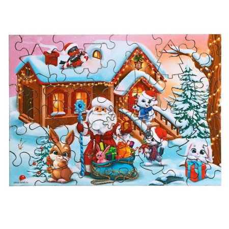New Year's puzzle Figure "New Year with friends"-5
