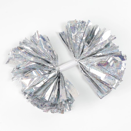 Pompom 1pc, color Gologafia silver-3