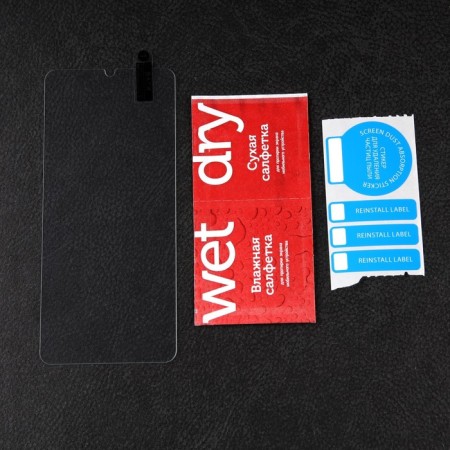 Protective glass Mobility, for Tecno Spark 8p/8c, full glue, black-1