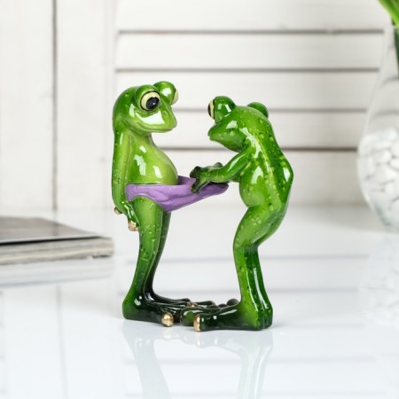 Souvenir Polystone Lac "Frog - let's meet" 14x11x6.5 cm-2