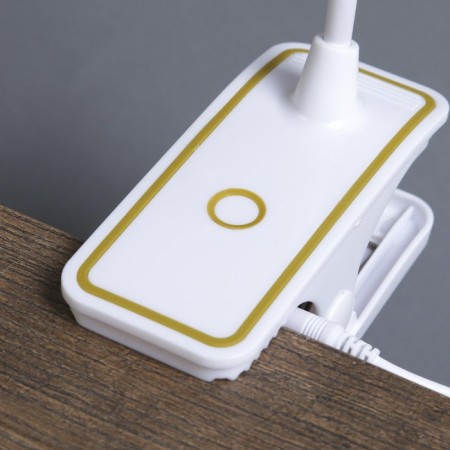 Lamp table clothespin Sensor 3 modes LEDH14 "Golden strip" Lupa USB, 3AAA 44x15x6 cm Risalux-9