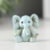 Polystone souvenir "Sitting Elephant" 2x3.2x3 cm
