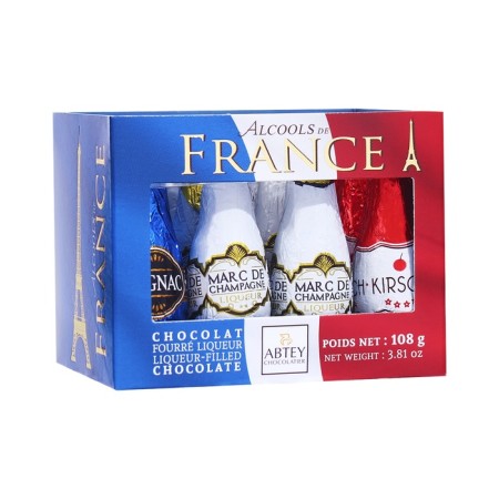 New Year. Figure chocolate Alcools de France, with alcoholic filling, assorted, 9 g-2