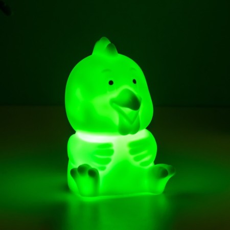Nightnik "chicken" LED from batteries white 6x6x6 cm Risalux-2