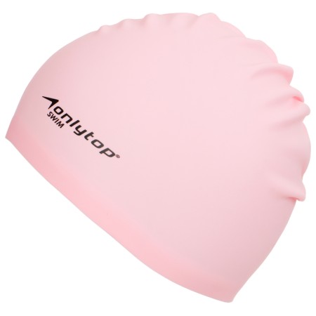 Hat of swimming adult Onlytop, silicone, girth 54-60 cm, Mix color-16