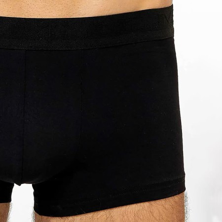 Set of men's panties boxers (2 pcs), black/black color, size 48 (m)-2