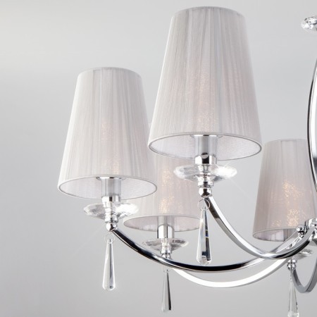 Valery 8x40W e14 chandelier chrome-1