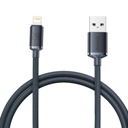 Baseus cable, Lightning - USB, 2.4 A, 1.2 m, black-1