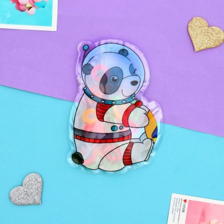 Hair gum "Fitulka" (set 30 pcs) beast-cosmonauts, 2 cm, mix