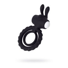 Erective ring on the penis Jos Bad Bunny, silicone, black, 9 cm