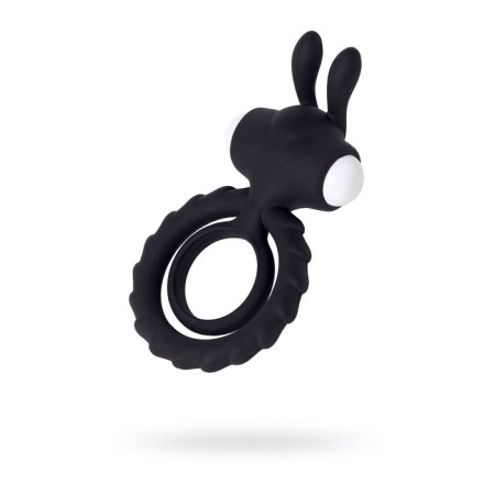 Erective ring on the penis Jos Bad Bunny, silicone, black, 9 cm