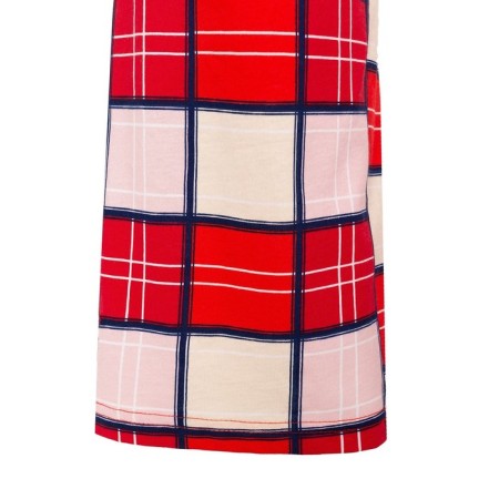 PAZHAMA New Year's Women's KAFTAN "Bear", red color, size 48-50-11