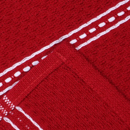 Ethel towel, col. Red, 38x63 cm, 100% HL, Makra-3